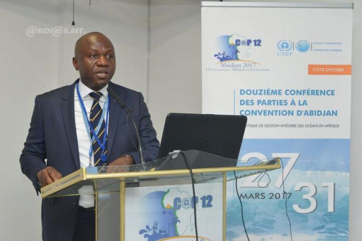 COP 12- Abou BAMBA, Secrétaire de la Convention d'Abidjan - Photo Marc Innocent