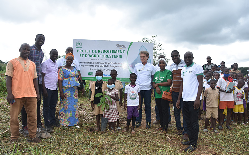 ENVIRONNEMENT : Le groupe SIFCA restaure une parcelle de 1,17 hectare à Bongo